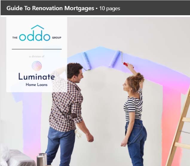 Renovation Loan Guide The Oddo Group Mortgage Lender